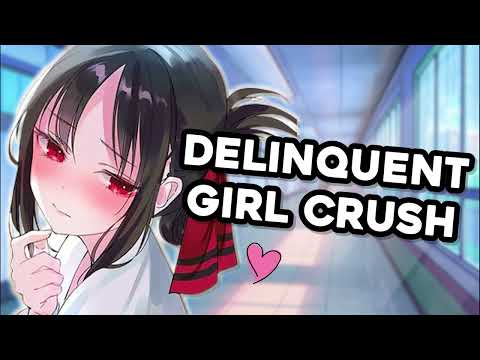 ASMR Delinquent Girl falls in love with you! Roleplay