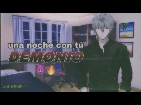 una noche con tú DEMONIO / ROLEPLAY ASMR yaoi ♡