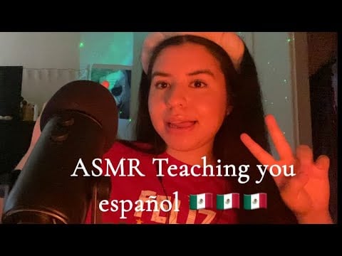 ASMR SPANISH TRIGGER WORDS😴😴(for deep sleep)