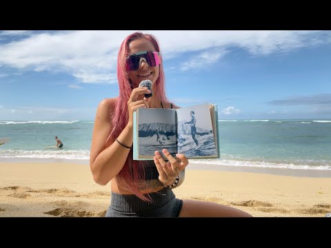 Ocean Waves ASMR Whispers (semi audible )
