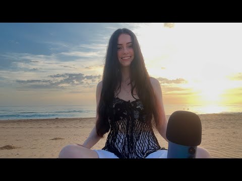 ASMR on the beach at sunrise 🏖️☀️