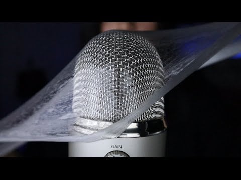 ASMR slime on the mic! *no talking*
