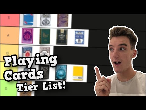 [ASMR] Ranking My Playing Cards