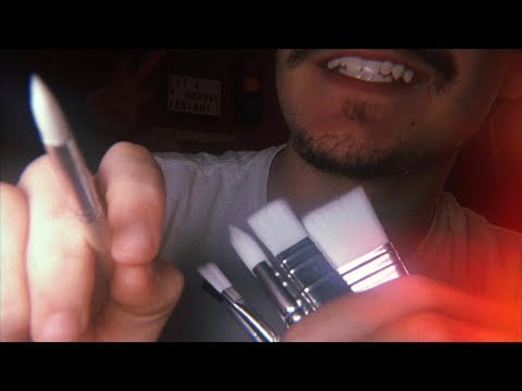 [ASMR] Brushing Your Face with Numerous Brushes 2