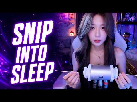 ASMR Sleepy Haircut & Deep Ear Spa 🤤 3Dio Sleep Triggers / 3Hr (No Talking)