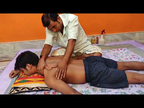 Asim barber Amazing body massage therapy with spine cracking asmr