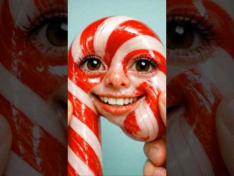 This Christmas Candy Didn’t Survive 🎄 ASMR... #ai #asmr #satisfying