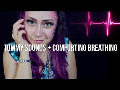 Mermaid Breathes For You Underwater With Calm Face Touching | Heartbeat, Breathing & Tummy Sounds