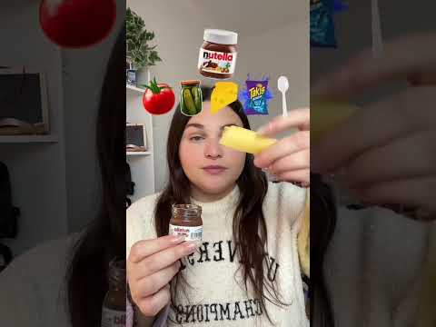 ASMR FOOD EMOJI CHALLENGE #shorts #asmrfood #asmr