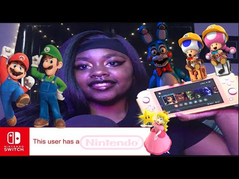 ASMR Nintendo Switch Lite 🕹 #asmr #asmrgaming #nitendoswitch #nintendo