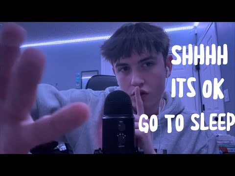 Gentle ASMR to help you fall asleep (with mic blowing) 😴