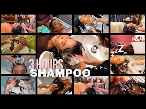 The BEST ASMR Shampoo Sounds for 3 Hours Straight!