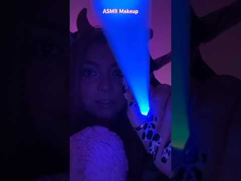 ASMR Glow Makeup PART 1  #asmr #asmrsounds #asmrmakeup #shortsasmr #youtubeshorts