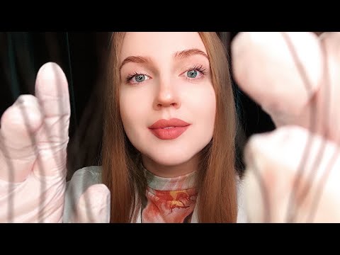 АСМР Трихолог. Осмотр Кожи Головы в Перчатках. Массаж Головы • ASMR Scalp Exam. Head Massage