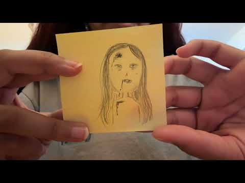 asmr drawing my favorite halloween costumes i saw 🎃👻👀