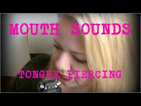 ASMR Tongue Piercing | Mic cupping | Mouthsounds | Kisses [NO TALKING]