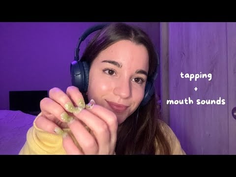 ASMR tapping & mouth sounds para dormir 💘
