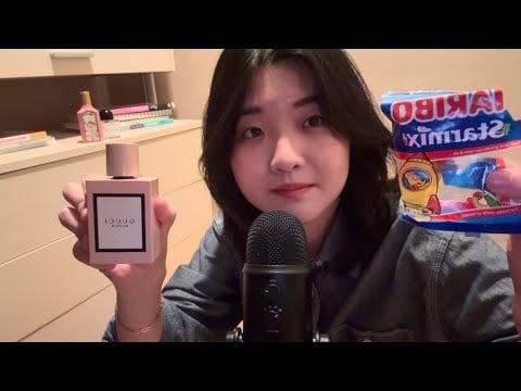 ASMR IN ATTIC 💛 30+ tapping, scratching, eating triggers 🧴📕