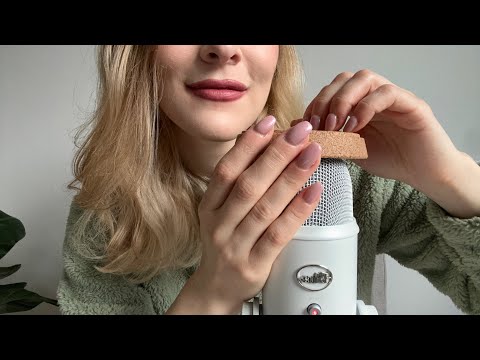 ASMR cork tapping and scratching 👄 100 % tingles