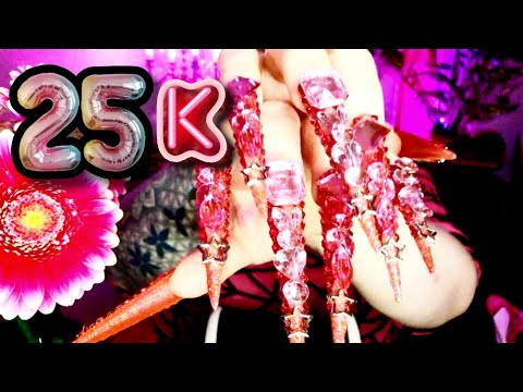 25k Subscribers celebration 🥳🎊🪅 - 🩷🪷PINK TRIGGERS🪷🩷 -[ASMR] (no talking)