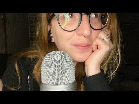 ASMR Super Up Close Hand Movements w/ Tongue Clicking & Deep Breathing!