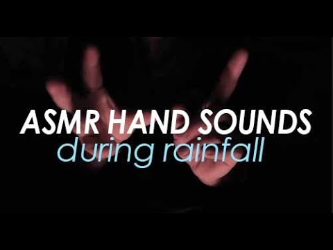 🌧️ASMR HAND SOUNDS DURING RAINFALL🌧️Humming and Triggers