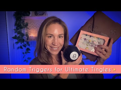ASMR | 🌊✨ Random ASMR Triggers for Ultimate Tingles | Seashell, Leather Journal, Magic 8 Ball & More