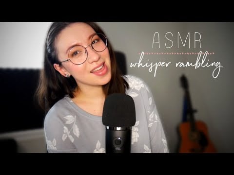 ASMR | Exciting news! Plus a whisper ramble for you ❤️😴