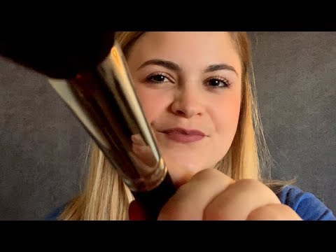 [ASMR] 3 Sleepy Time Triggers + Tongue Clicking & Finger Fluttering