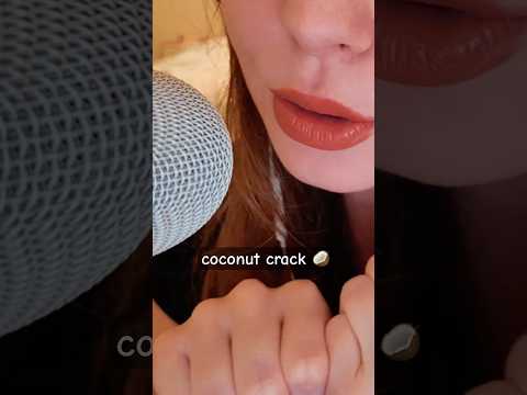 ASMR Coconut Crack Trigger 🥥 Up Close Whispers for Sleep #asmr