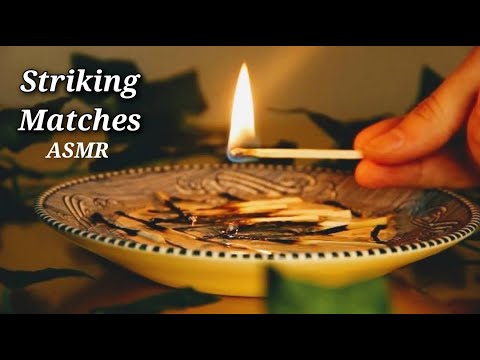 Striking Wooden Matches | Soft Spoken | ASMR