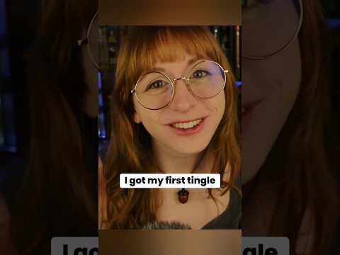 I got my first tingle #asmr