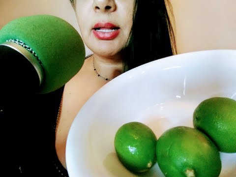 ASMR En Español.- COMIENDO LIMÓN 🍋