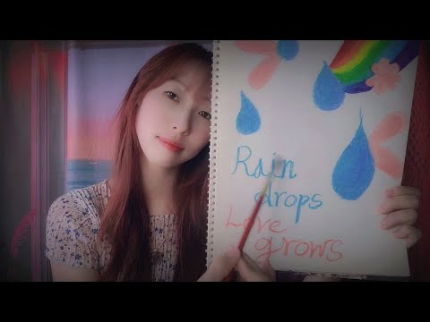 Drawing with your Friend on a Rainy Day☔️ ASMR