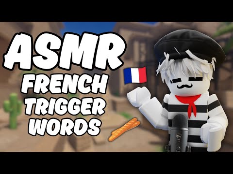 Roblox ASMR in French! 🥐 LAYERED Trigger Words (Evade!) 👄💦