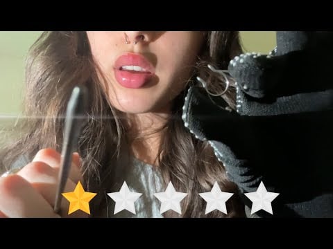 ASMR WORST reviewed PIERCING shop rp (don’t try this at home)