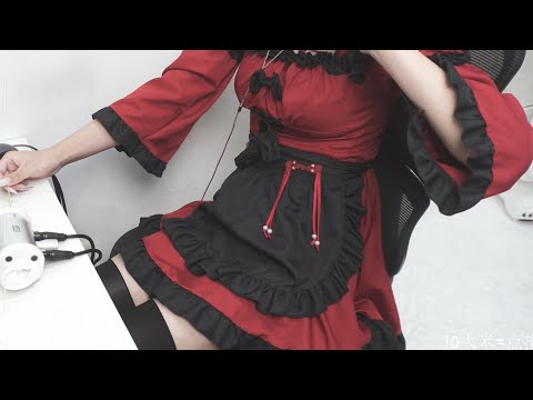 ASMR Roleplay Maid & Hatsune Miku Cosplay 💅 Long Nails Tingles
