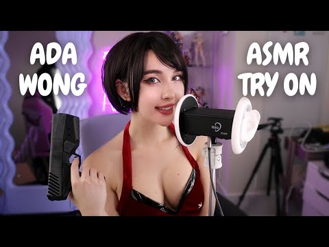 *HOT* ADA WONG Cosplay Try On l ASMR Soft Whispering