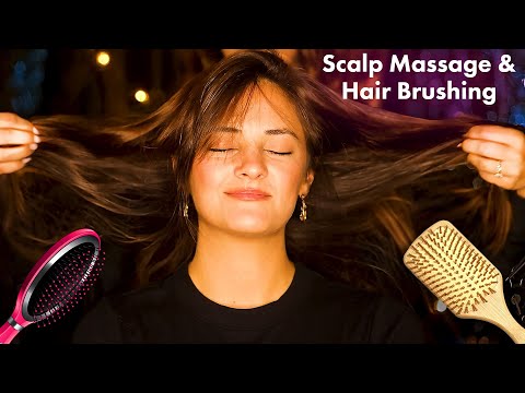 ASMR Ultra Relaxing Hair Brushing & Scalp Massage 💗 Anna Pampers Claire Gorgeous Stunning Hair 😲