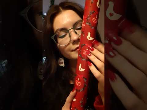 ASMR CHRISTMAS TRIGGERS świąteczne wyzwalacze 🎄 #asmr #shorts #sounds