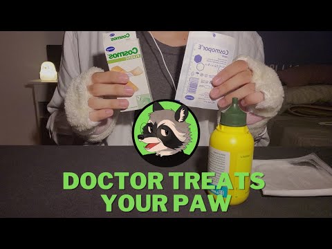 [Furry ASMR] Doctor Treats Your Wounded Paw