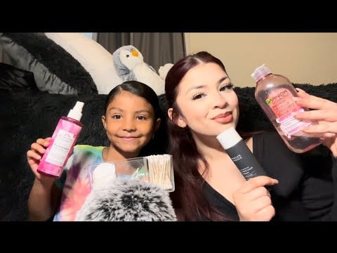 ASMR doing your night time routine 🫶🏻