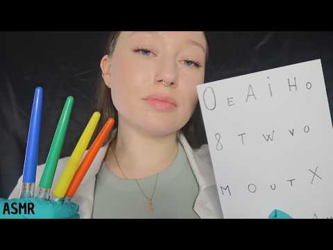 ASMR - [Roleplay] Examen Médical 👩🏻‍⚕️ Test des 3 sens (Mission Spatial) ✨