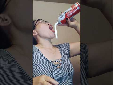 EATING REDDI WIP CREAM #everyone #shortsfeed #cream #crazylady #funny