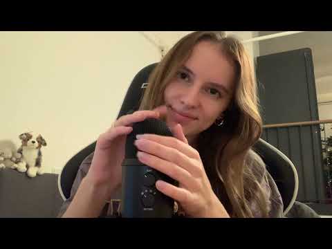 ASMR random triggers for sleep 💤(whispers, mouth sounds, mic tapping/scratching)