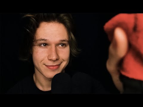 ASMR Whispers and Lens Brushing