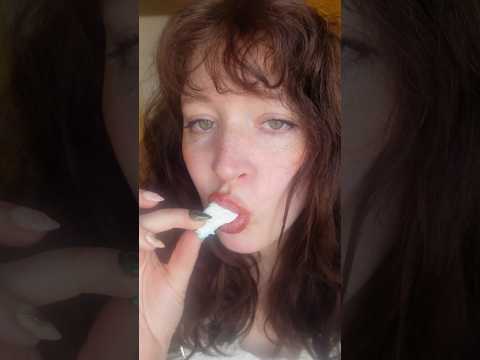 Trying easter marshmallow candy asmr #asmr #tingles #eatingsounds #mouthsounds