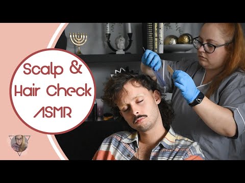 * ASMR * Hair check / Scalp check / Brushing / Real Person / Head Massage  / Unintentional