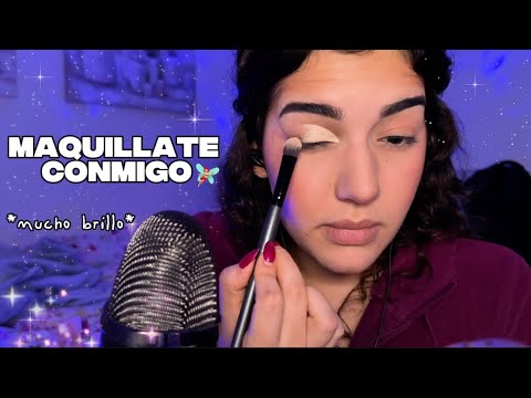 ASMR MAQUÍLLATE CONMIGO ✨ mientras hablamos 💕