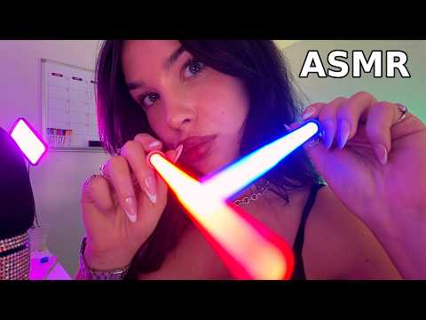 ASMR Visual Instructions (mouth sounds, whispering, slow, for sleep)